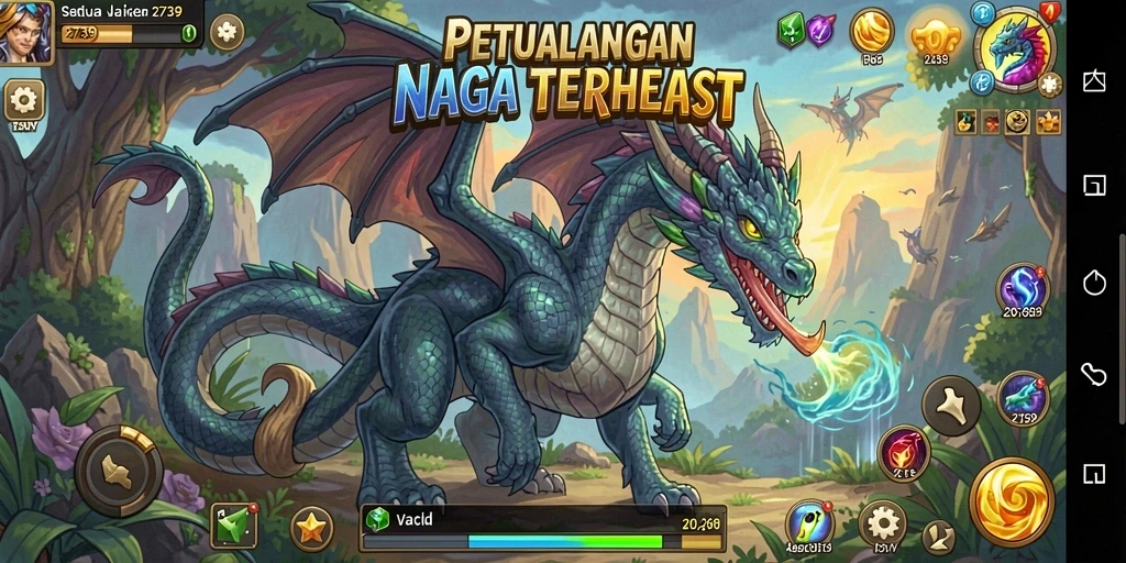 Tampilan gameplay ARPG yang epik dan mendebarkan di 2739.