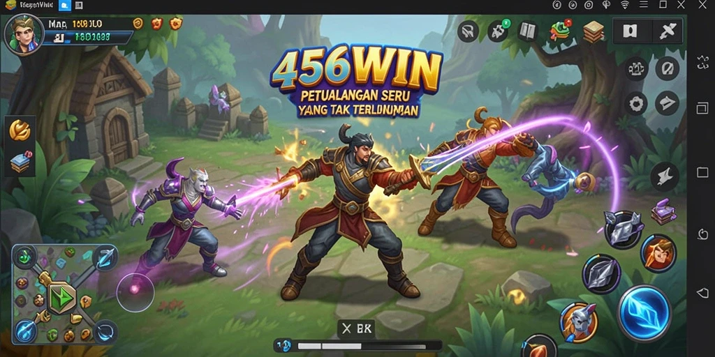 Tampilan menarik dari gameplay petualangan 456WIN yang mendebarkan.