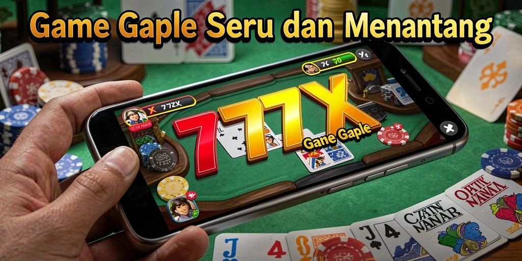 Tangkapan layar gameplay 777ZX menampilkan momen seru permainan Gaple.