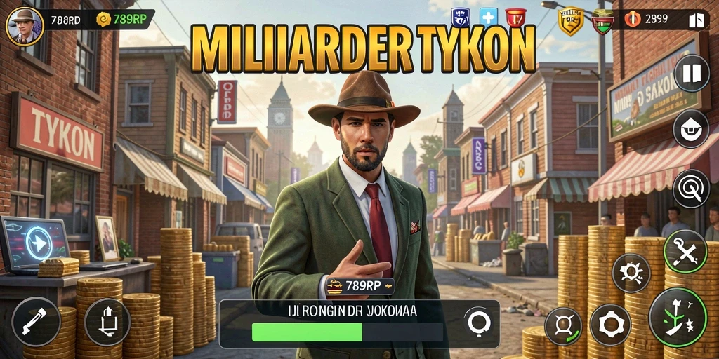 Screenshot gameplay 789RP menampilkan tindakan bisnis yang seru.