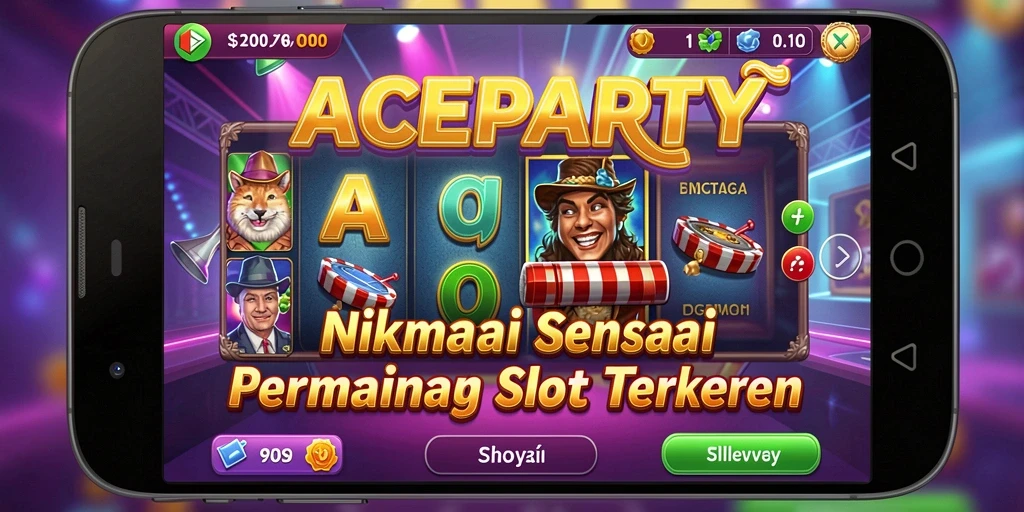 Tangkap aksi seru saat bermain Slot di ACEPARTY.