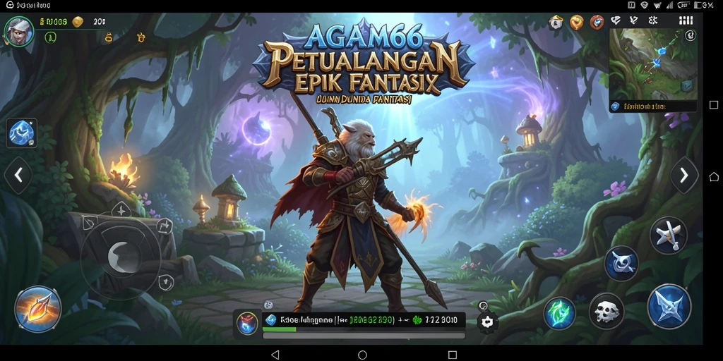 Tangkapan layar utama AGAM66 menampilkan seru dan menantangnya gameplay RPG.