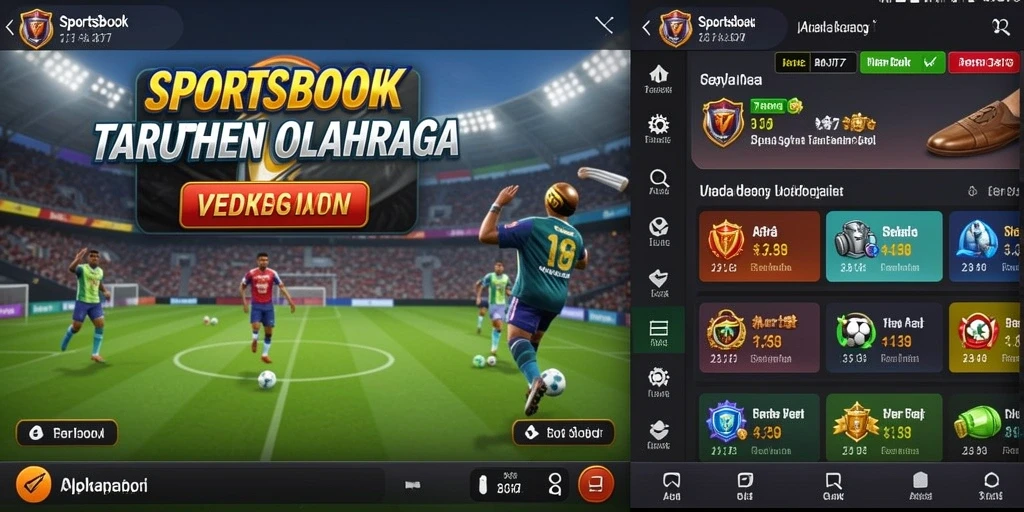 Tampilan menarik dari gameplay taruhan olahraga di API77.