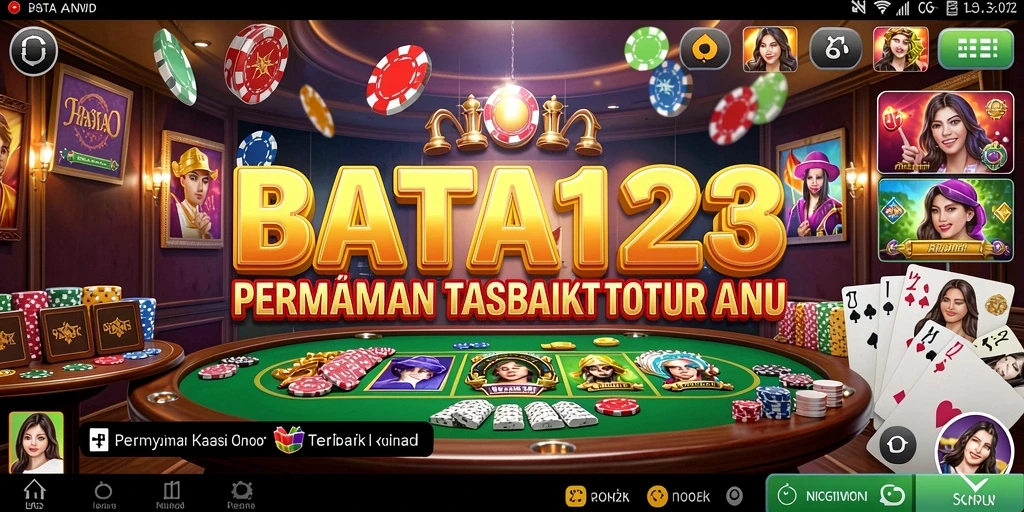 Tampilan gameplay seru dalam BATA123 dengan animasi slot.