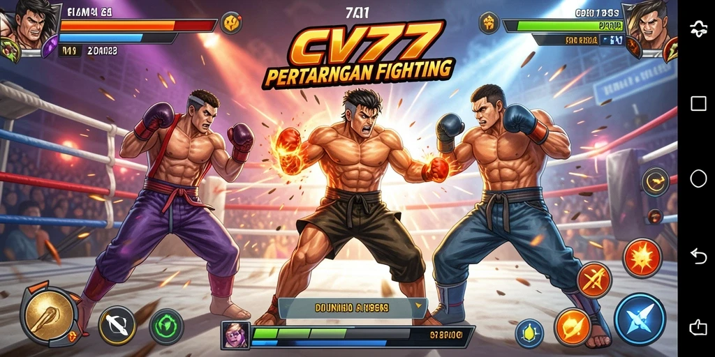 Tampilan aksi pertarungan mendebarkan di CV777.