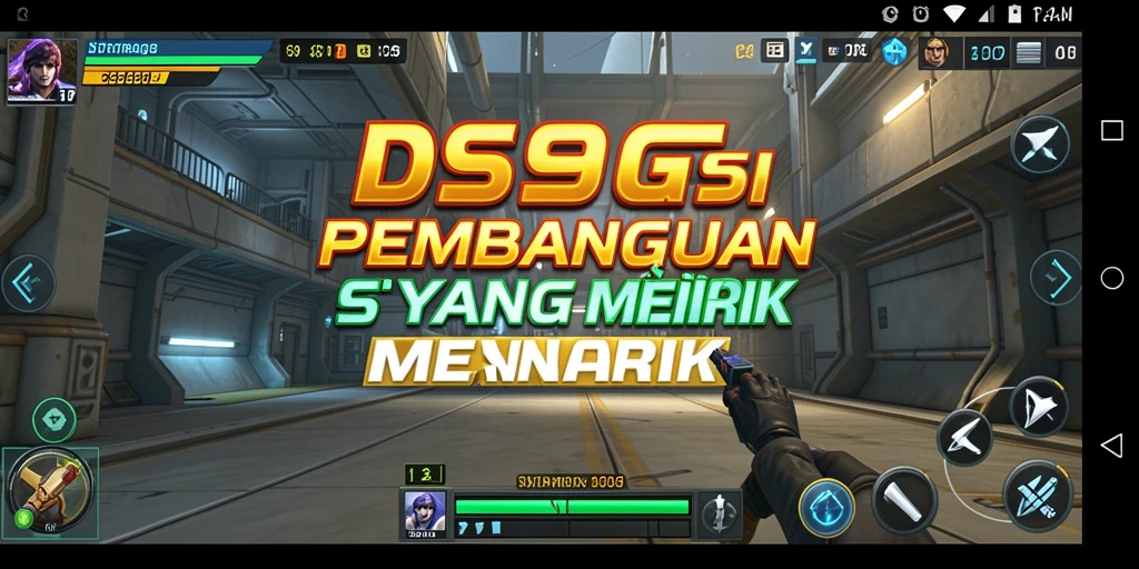 Tampilan gameplay menarik dari DS99 dengan strategi pembangunan yang intens.
