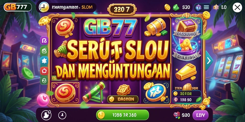 Tampilan menarik saat bermain game Slot GB777 di layar.