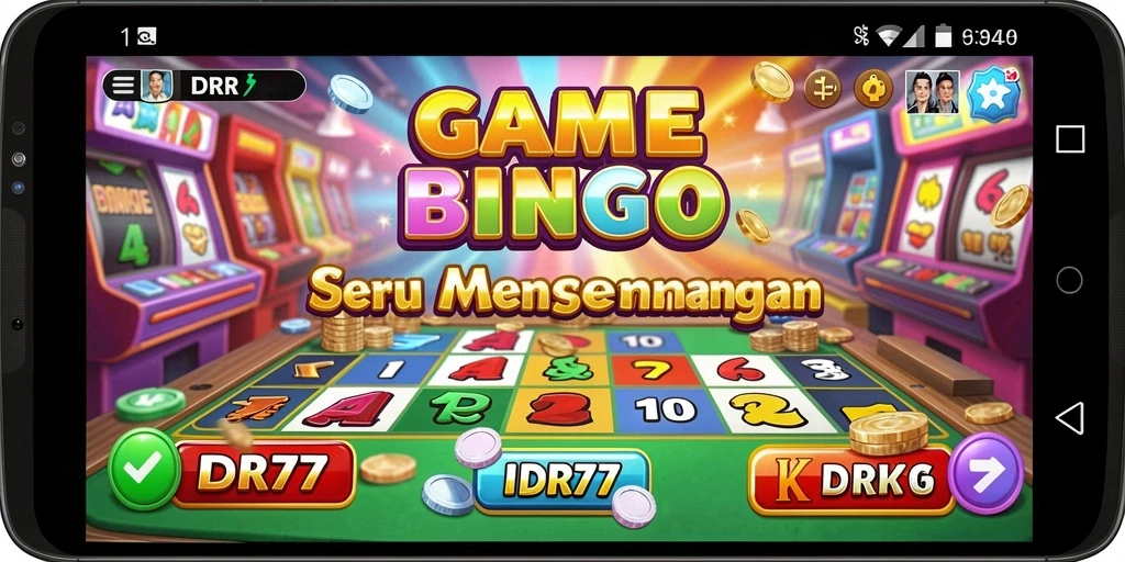 Tampilan gameplay menarik dari IDR77 Bingo.