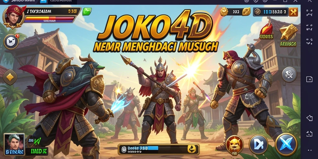 Tangkapan layar dari gameplay menara dalam JOKO4D yang penuh aksi.