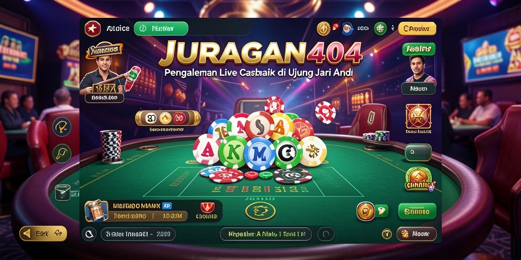 Gameplay Live Casino yang mengasyikkan di JURAGAN404.