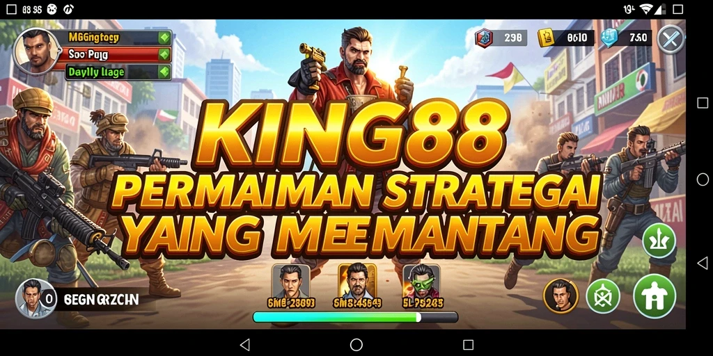 Tampilan gameplay KING88 yang penuh strategi dan aksi.
