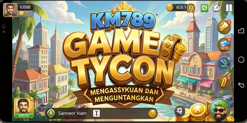 Screenshot menunjukkan gameplay yang menarik dan interaktif dari KM789.