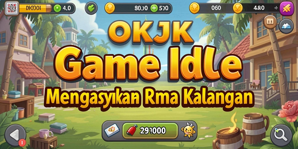 Screenshot OKJK menampilkan momen seru dalam gameplay Idle.