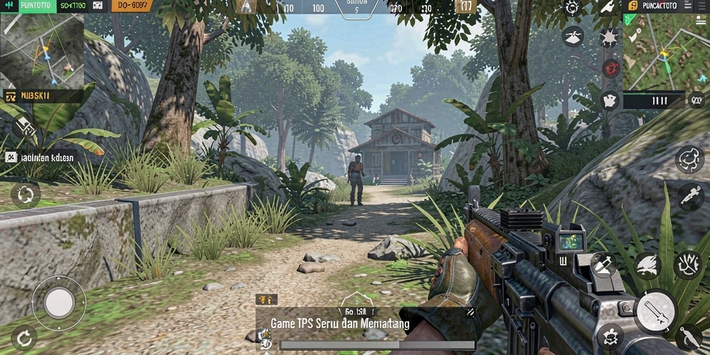 Screenshot menampilkan action gameplay seru di PUNCAKTOTO.