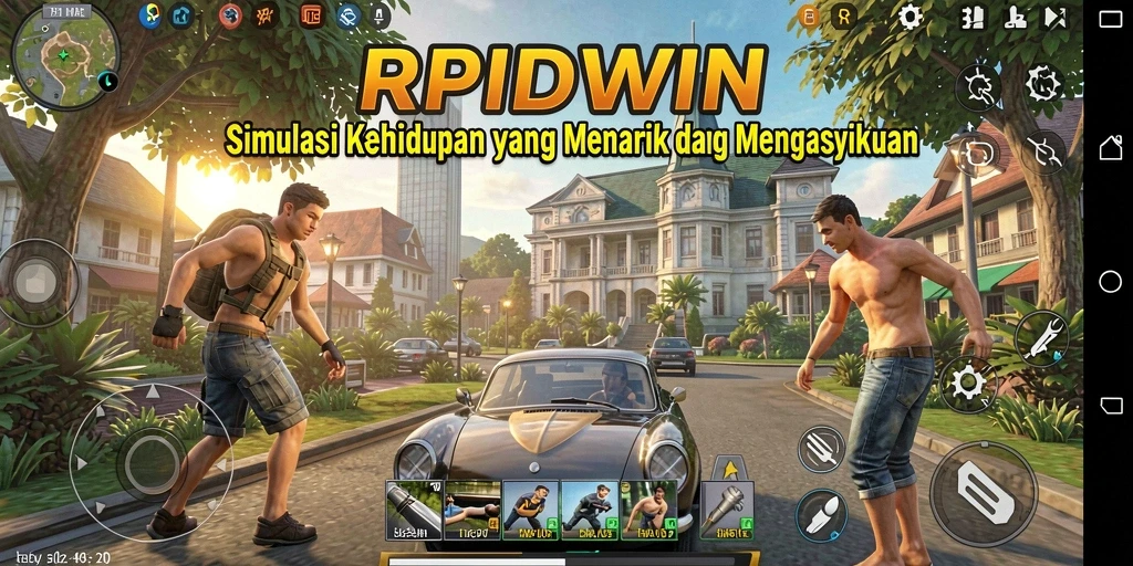 Tampilan menakjubkan dari gameplay RPIDWIN yang menarik.
