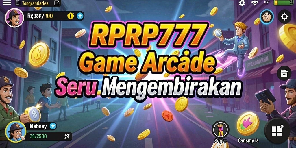 Screenshot RPRP777 menampilkan pemain dalam aksi seru di level Arcade.