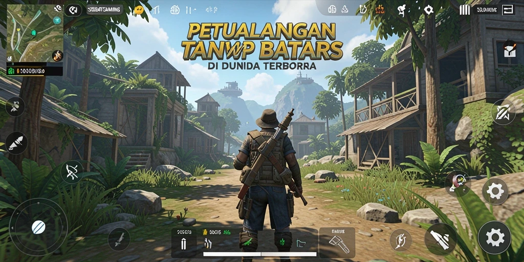 Gambaran gameplay SOBATGAMING dalam dunia terbuka yang luas.