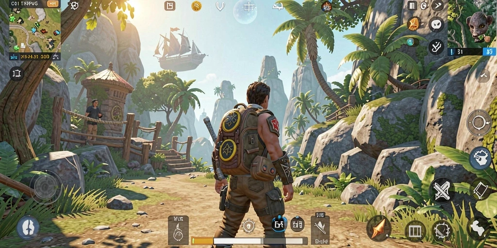Gameplay seru di dunia terbuka VV62 dengan grafis mengagumkan.
