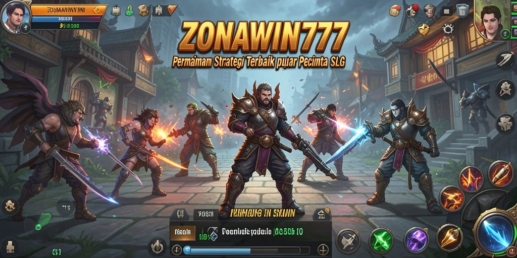 Tampilan gameplay menegangkan dari ZONAWIN777 saat berstrategi.